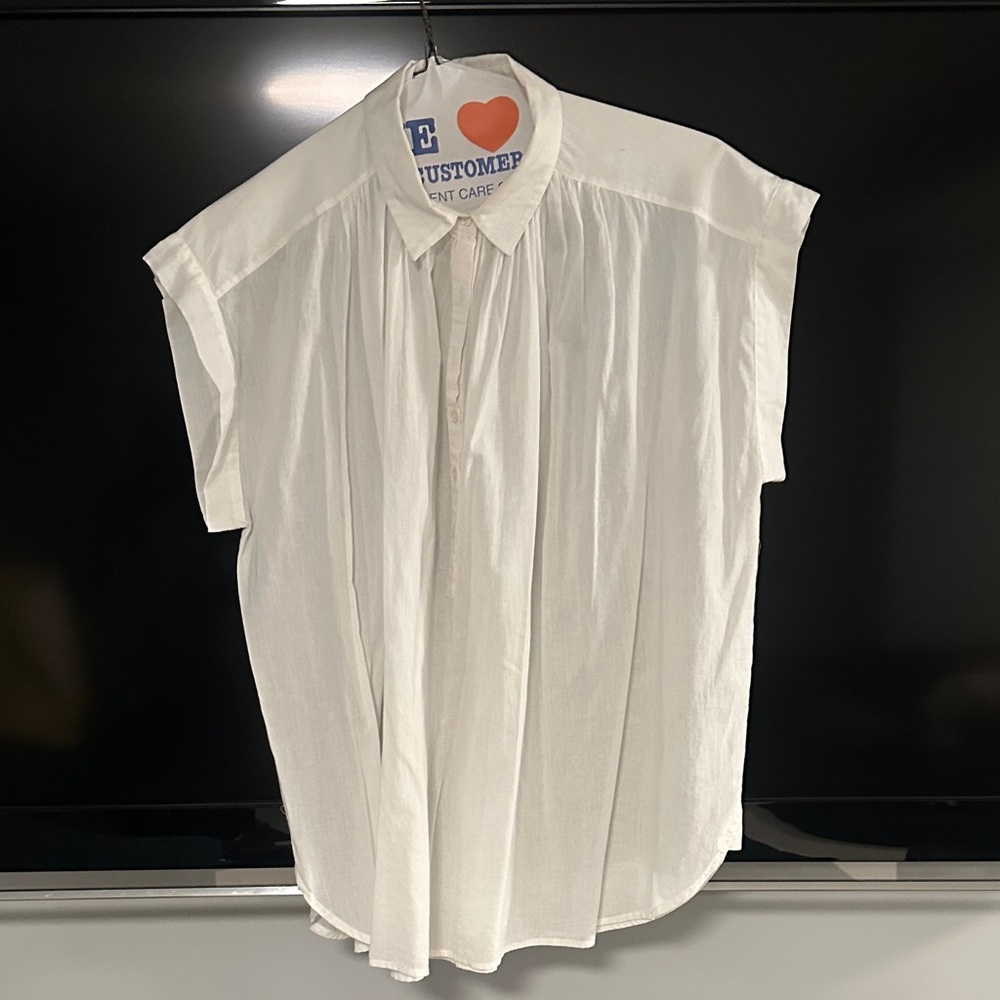 Nili Lotan White Casual Button Down Shirt